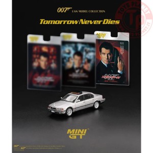 1:64 BMW 750 IL (E39) TOMORROW NEVER DIES JAPAN BLISTER PACKAGING 1997 MGT00902-007J Mini Gt