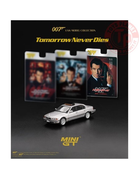 1:64 BMW 750 IL (E39) TOMORROW NEVER DIES JAPAN BLISTER PACKAGING 1997 MGT00902-007J Mini Gt