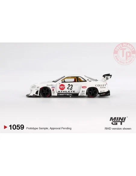 1:64 NISSAN GTR (R34) SUPER SILHOUETTE ATHLETE/COLLET 2024 MGT01059-R Mini Gt