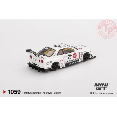 1:64 NISSAN GTR (R34) SUPER SILHOUETTE ATHLETE/COLLET 2024 MGT01059-R Mini Gt