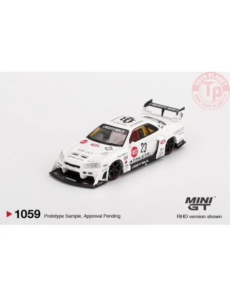 1:64 NISSAN GTR (R34) SUPER SILHOUETTE ATHLETE/COLLET 2024 MGT01059-R Mini Gt
