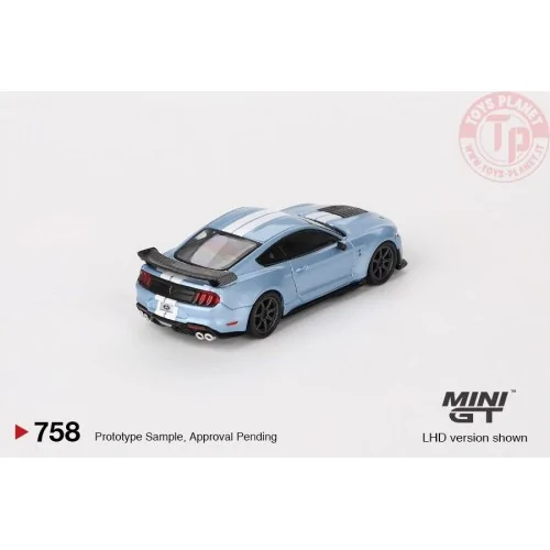 FORD MUSTANG SHELBY GT500 HERITAGE EDITION BRITTANY BLUE 2022 1:64 MGT00758-L Mini Gt