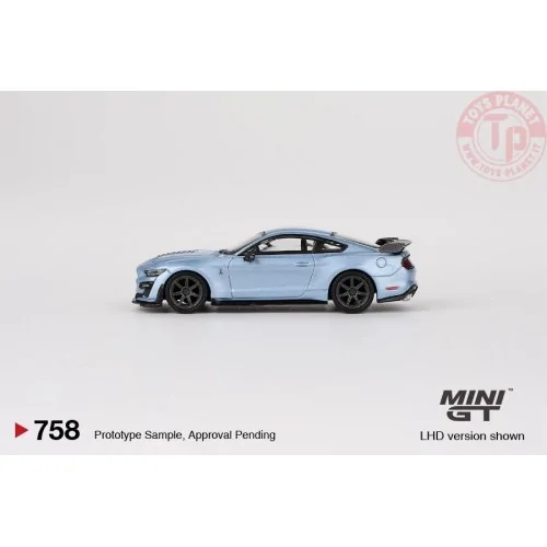 FORD MUSTANG SHELBY GT500 HERITAGE EDITION BRITTANY BLUE 2022 1:64 MGT00758-L Mini Gt