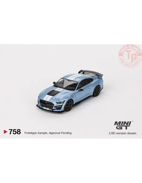 FORD MUSTANG SHELBY GT500 HERITAGE EDITION BRITTANY BLUE 2022 1:64 MGT00758-L Mini Gt