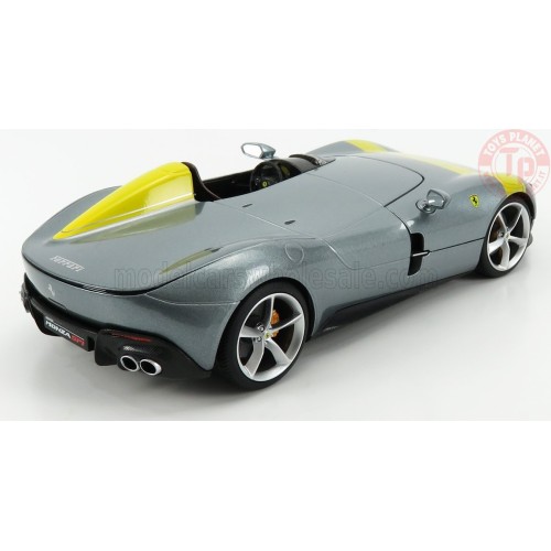 1/18 FERRARI MONZA SP1 2018 - SILVER BU18-16013GY BURAGO