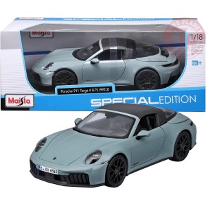 1/18 PORSCHE 911 TARGA 4 GTS HYBRID GREY BU31470-GREY BURAGO