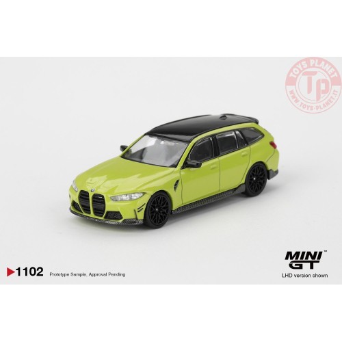 1:64 BMW M3 (G82) TOURING SAO PAULO YELLOW 2025 MGT01102-L MINI GT
