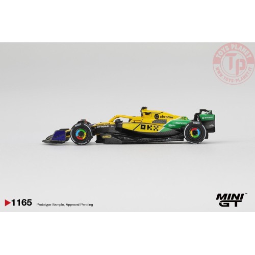 1:64 MCLAREN MCL38 N81 OSCAR PIASTRI MONACO GP 2ND PLACE 2024 MGT01165-L Mini Gt