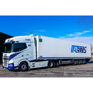 1/50 Italtrans SPA DAF XG+ 4X2 REEFER TRAILER - 3 AXLE WSI 01-5143 WSI MODELS