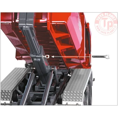 Krampe Hook Lift THL 30L roll-off cont. Big Body 750 WIKING 077826 WIKING