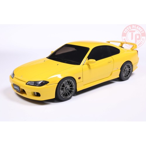 1/18 NISSAN SILVIA S15 SPEC-R AERO LIGHTNING YELLOW 1999 S1812206 SOLIDO