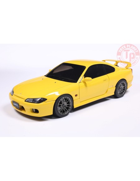 1/18 NISSAN SILVIA S15 SPEC-R AERO LIGHTNING YELLOW 1999 S1812206 SOLIDO