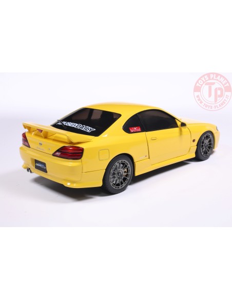 1/18 NISSAN SILVIA S15 SPEC-R AERO LIGHTNING YELLOW 1999 S1812206 SOLIDO