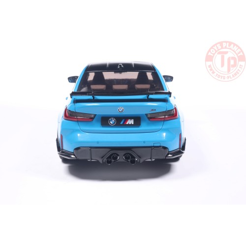 1/18 BMW M3 PERFORMANCE PARTS DAYTONA BEACH BLUE 2024 S1814303 SOLIDO