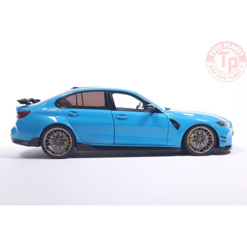 1/18 BMW M3 PERFORMANCE PARTS DAYTONA BEACH BLUE 2024 S1814303 SOLIDO