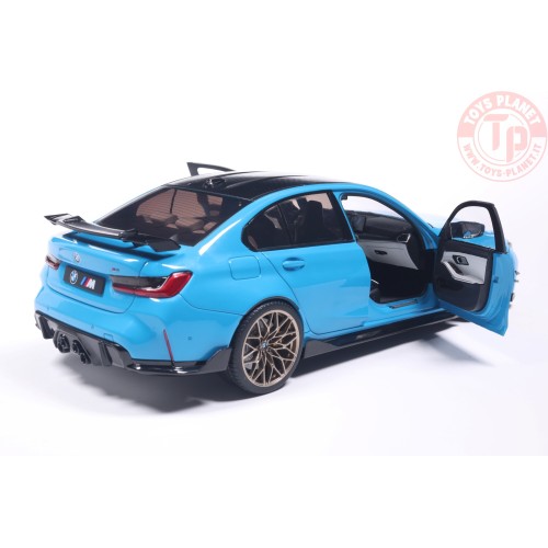 1/18 BMW M3 PERFORMANCE PARTS DAYTONA BEACH BLUE 2024 S1814303 SOLIDO