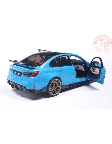 1/18 BMW M3 PERFORMANCE PARTS DAYTONA BEACH BLUE 2024 S1814303 SOLIDO