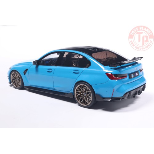 1/18 BMW M3 PERFORMANCE PARTS DAYTONA BEACH BLUE 2024 S1814303 SOLIDO