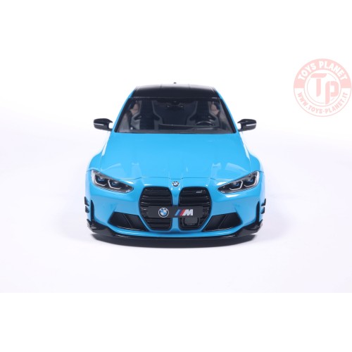 1/18 BMW M3 PERFORMANCE PARTS DAYTONA BEACH BLUE 2024 S1814303 SOLIDO