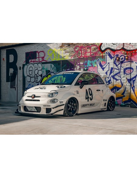 1/18 FIAT 500 ABARTH LIBERTY WALK BODY KIT 2025 S1815401 SOLIDO