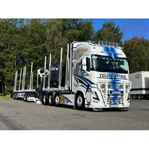 1/50 Felle Transport AS Volvo FH05 Globetrotter XL Trasporto Legna TEKNO 89618 TEKNO