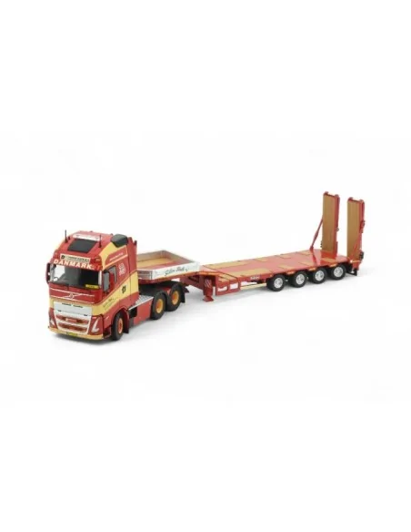 Volvo FH05 Globetrotter XL 6x4 met 4-assige Goldhofer dieplader Torben Rafn TEKNO 86275 TEKNO