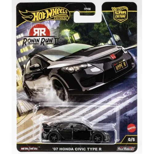 1/64 '07 Honda Civic Type R NERO chase 0/5 HOT WHEELS JBK89 HOT WHEELS