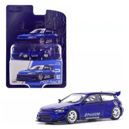 1/64 Honda Civic (EG6) PANDEM Blu Enigma POP RACE 001 POP RACE