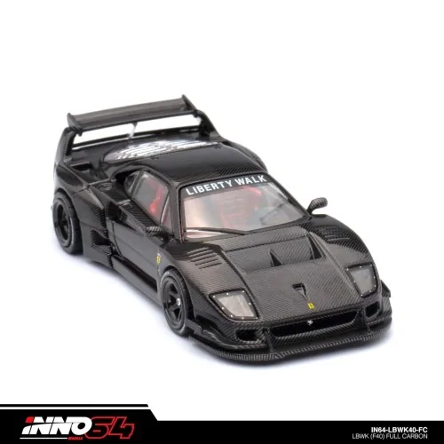 1/64 LBWK Ferrari F40 full carbon IN64-LBWKF40-FC INNO MODELS