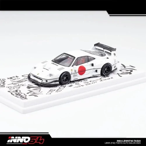 1/64 LBWK FERRARI F40 Tokyo Salon 2023 IN64-LBWKF40-TAS23 INNO MODELS