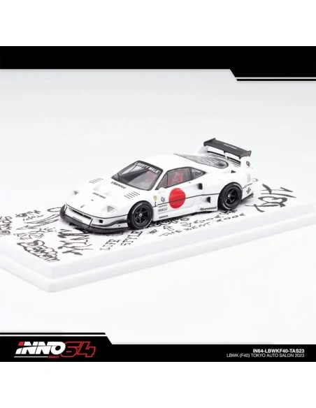 1/64 LBWK FERRARI F40 Tokyo Salon 2023 IN64-LBWKF40-TAS23 INNO MODELS