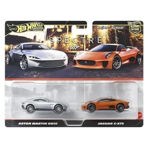 1/64 Aston Martin DB10 e Jaguar C-X75 HOT WHEELS JBL04 HOT WHEELS