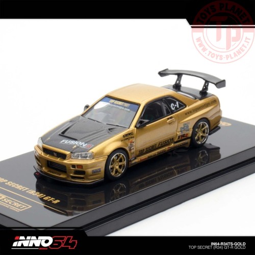 IN64-R34TS-GOLD 1/64 TOP SECRET Nissan Skyline R34 GT-R Oro 27,90 €