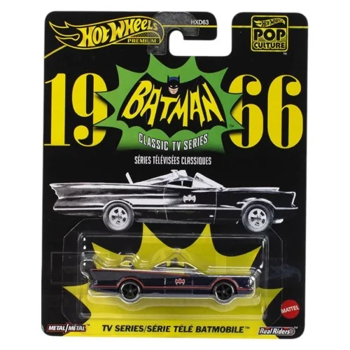 1/64 Serie TV Batmobile 1966 HOT WHEELS JBL83 HOT WHEELS