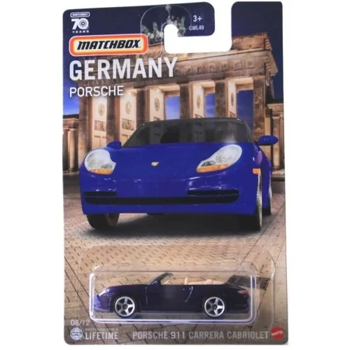 1/64 PORSCHE 911 Carrara Cabrio MATCHBOX HPC63 MATCHBOX