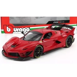 1/18 FERRARI FXX-K EVO HYBRID 6.3 V12 1050hp 2018 ROSSO FUOCO BU18-16012CAR2 BURAGO
