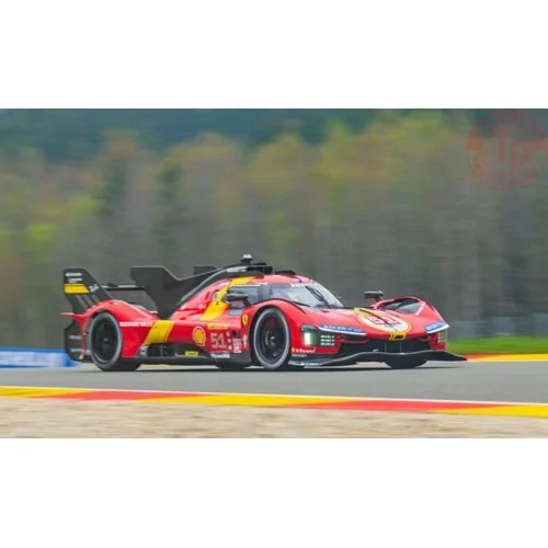 FERRARI 499P 3.0L TURBO V6 TEAM FERRARI AF CORSE N 51 WINNER 24h LE MANS 2023 PIER GUIDI CALADO GIOVINAZZI 1:18 BU16301-51 BU...