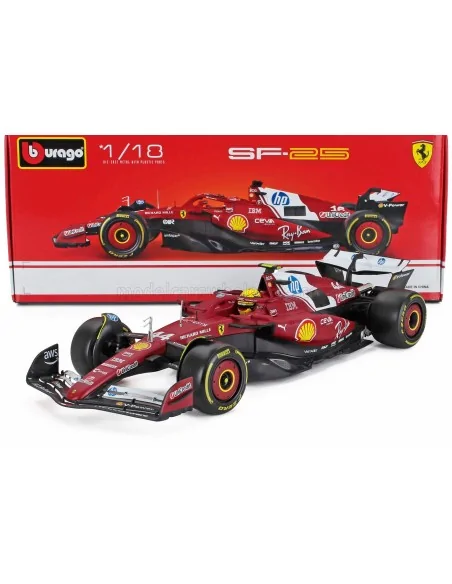 1/18 FERRARI F1 SF-25 TEAM SCUDERIA FERRARI HP N 44 SEASON 2025 LEWIS HAMILTON BU18-16816-H BURAGO