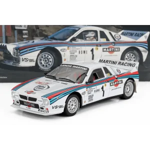 1/18 LANCIA 037 TEAM MARTINI RACING N 1 WINNER RALLY MONTECARLO 1983 WALTER ROHRL -CHRISTIAN GEISTDORFER WERK W1805901 WERK83