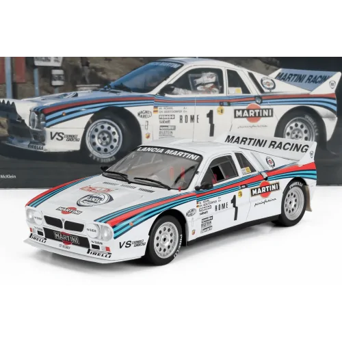 1/18 LANCIA 037 TEAM MARTINI RACING N 1 WINNER RALLY MONTECARLO 1983 WALTER ROHRL -CHRISTIAN GEISTDORFER WERK W1805901 WERK83
