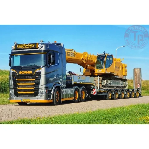 SCANIA S NORMAL CS20N 6X4 MANOOVR - 6 AXLE Gerhan Transport WSI 01-4711 WSI MODELS