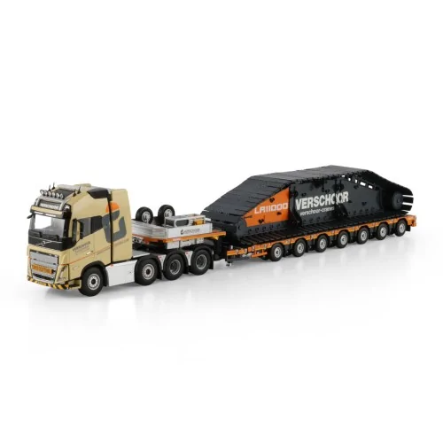 1/50 M. Verschoor VOLVO FH5 GLOBETROTTER XL 8X4 MANOOVR - 7 AXLE WSI 01-4958 WSI MODELS