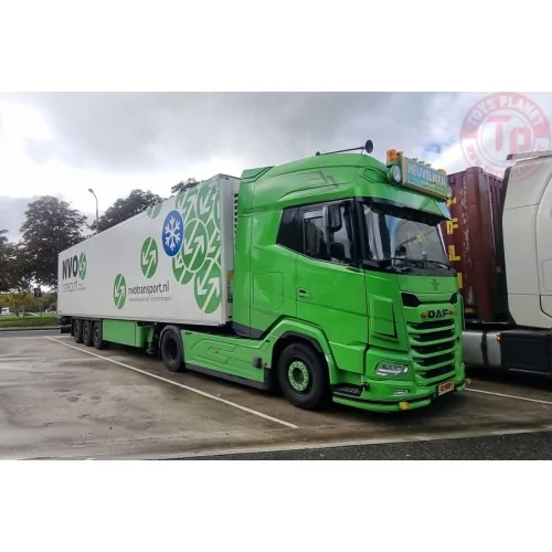 DAF XG+ 4X2 REEFER TRAILER - 3 AXLE Heuvelman GSO WSI 01-4728 WSI MODELS