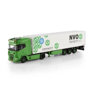 DAF XG+ 4X2 REEFER TRAILER - 3 AXLE Heuvelman GSO WSI 01-4728 WSI MODELS