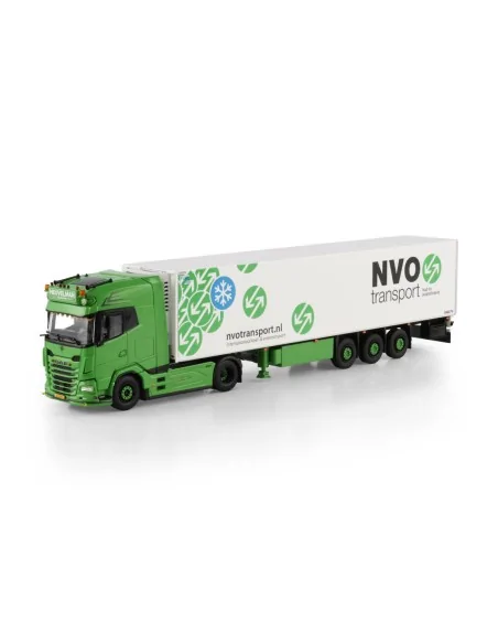 DAF XG+ 4X2 REEFER TRAILER - 3 AXLE Heuvelman GSO WSI 01-4728 WSI MODELS