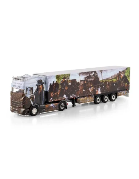 SCANIA S HIGHLINE CS20H 4X2 REEFER TRAILER - 3 AXLE HEIDE LOGISTIK WSI 01-4642 WSI MODELS