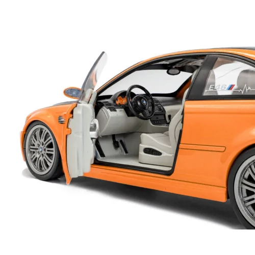 1/18 BMW E46 M3 COUPE WORKS 2000 ORANGE 1:18 S1806509 SOLIDO