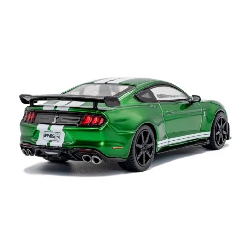 1/43 SHELBY MUSTANG GT500 2020 ERUPTION GREEN METALLIC W/WHITE STRIPES S4311511 SOLIDO