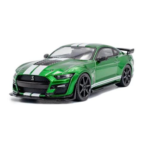 1/43 SHELBY MUSTANG GT500 2020 ERUPTION GREEN METALLIC W/WHITE STRIPES S4311511 SOLIDO