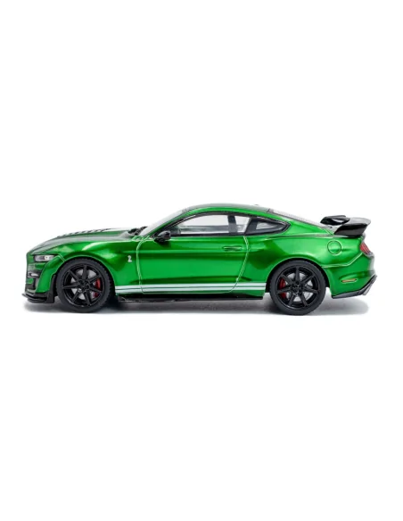 1/43 SHELBY MUSTANG GT500 2020 ERUPTION GREEN METALLIC W/WHITE STRIPES S4311511 SOLIDO
